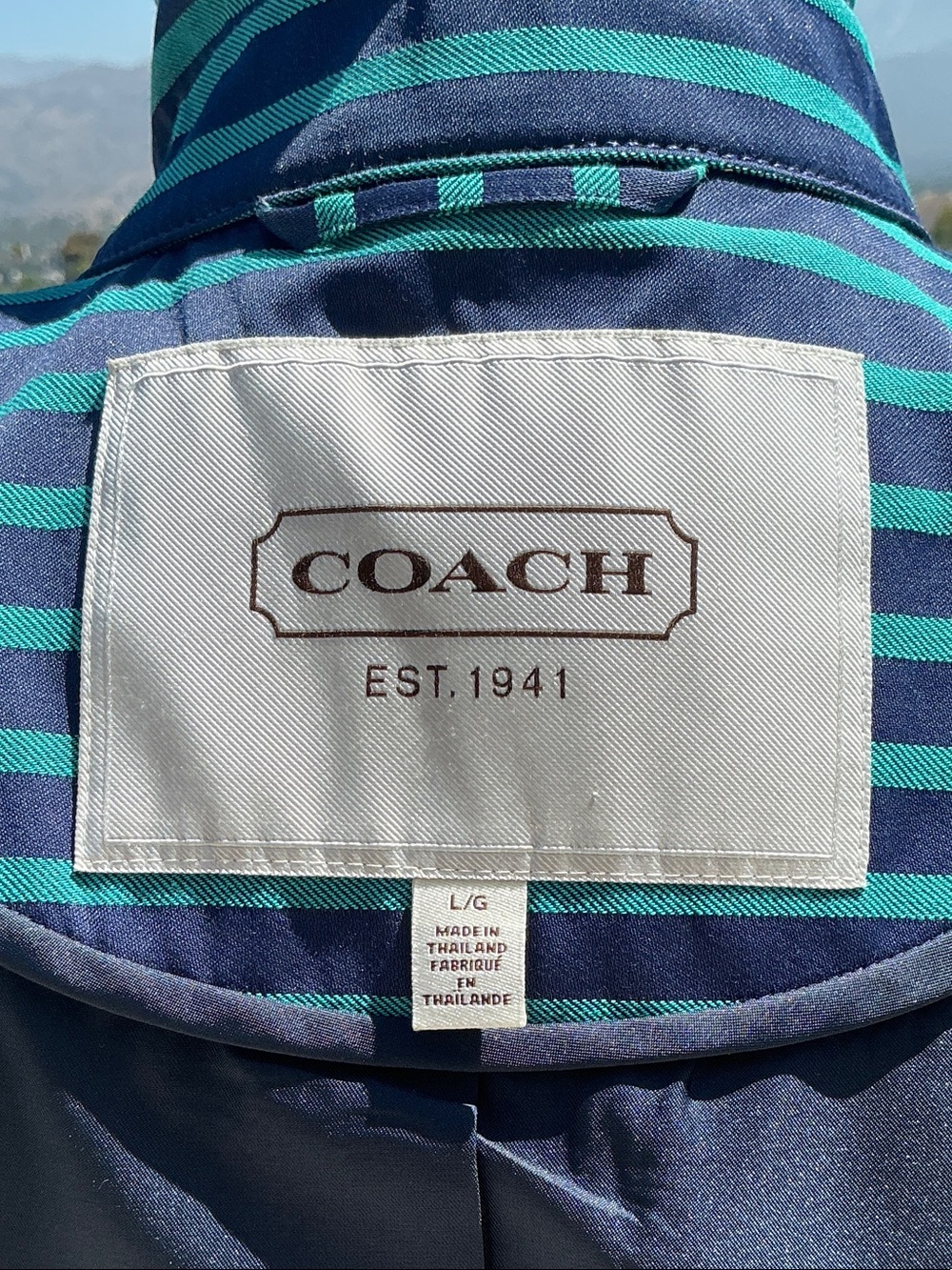 Coach short trench coat - Picture 11 of 15